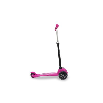 5. Jamara 460497 Scooter Kids Three-Wheel Scooter Black, Pink