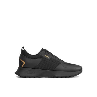 BOSS SNEAKER JONAH_RUNN_METH BLACK men's shoes (50513195-009)