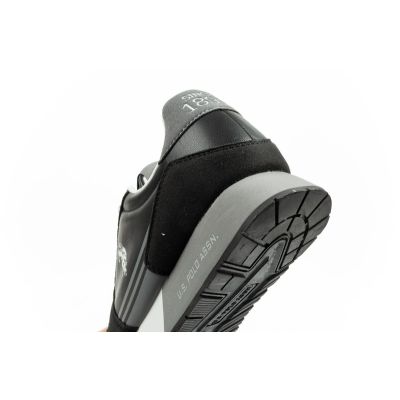 7. US Polo Assn sports shoes sneakers men's fashionable comfortable black