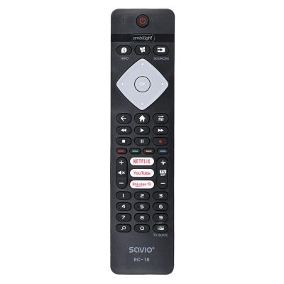 5. SAVIO UNIVERSAL REMOTE CONTROL/REPLACEMENT FOR PHILIPS TV, SMART TV, RC-16