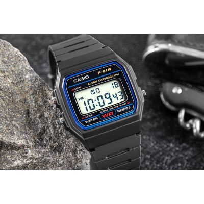 5. Men's Watch CASIO F-91W-1YEG + BOX