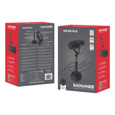 7. GENESIS RADIUM 750D studio microphone USB/XLR stand
