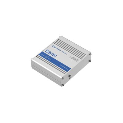 6. Teltonika TSW101 Gigabit Ethernet (10/100/1000) PoE Support Metallic