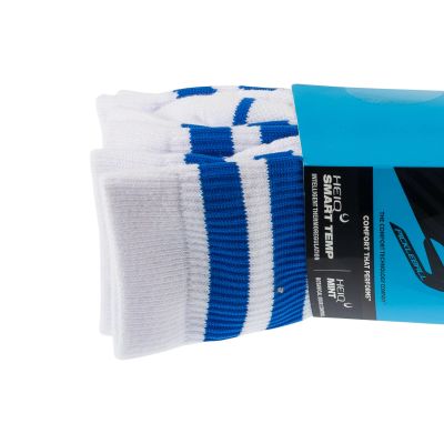 2. Skechers 3pk Mens PF PBall Crew Socks S01373HP-WBL White 41-46