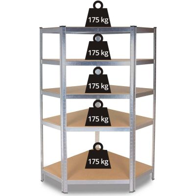 4. METAL CORNER STORAGE SHELF GC9040 40cm