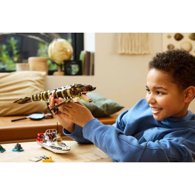 4. LEGO Jurassic World 76974 - Boat Mission and Mosasaur Model