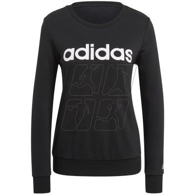 4. Adidas Essentials Linear Sweatshirt W GL0718