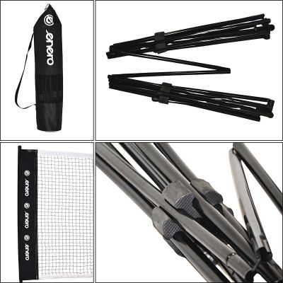 22. BADMINTON NET WITH FRAME 5 X 1.55 M WITH CARRY BAG ENERO