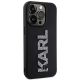 4. Karl Lagerfeld 3D Rubber Glitter Logo case for iPhone 15 Pro Max - black