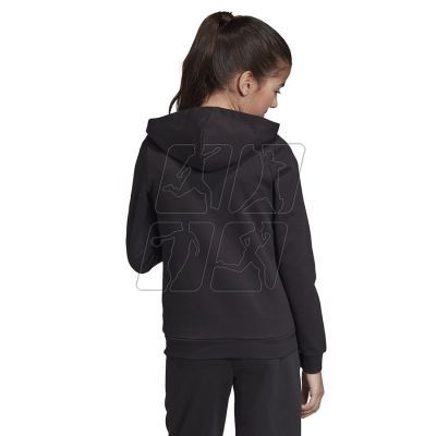 2. Sweatshirt adidas YG E LIN FZ HD JR EH6124 black