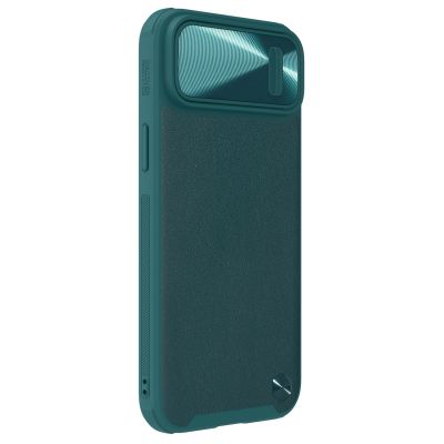 3. Nillkin CamShield Leather S Case iPhone 14 Plus case cover with camera cover green