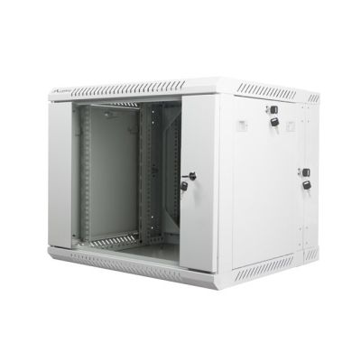 Lanberg WF02-6609-10S 9U Rack Wall-Mounted Cabinet Gray