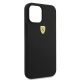 8. Ferrari FESSIHCP12LBK iPhone 12 Pro Max 6.7" black/black hardcase On Track Silicone