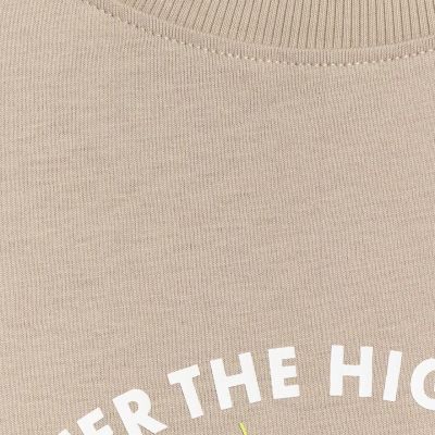 5. Men's T-shirt 4F M2822 beige 4FWSS26TTSHM2822 83S