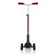 22. Globber Master Prime 3-wheel scooter / Black - New Red 664-102