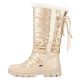 21. Rieker W RKR640 waterproof high snow boots, beige