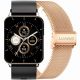 Smartwatch Gravity Rose Gold Black 2 Straps GT17-5