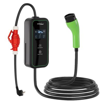 4. GreenBlue EV/PHEV Charger, Portable, Type 2, Cable Length 680cm, IP65, 11kV, 220-380V AC 50/60Hz, 16A, 3 Phase, GB1100