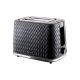 ELDOM NELE TOASTER, BREAD TRAY, BLACK TO265C