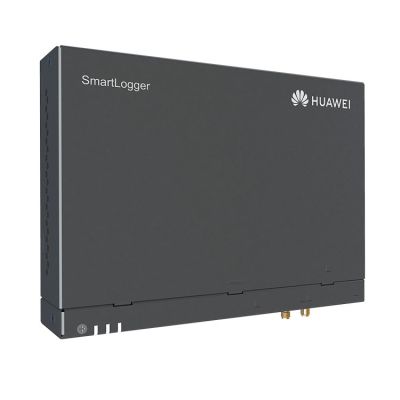 Huawei PV system monitoring for Commercial series; supports up to 80 inverters; interfaces: RS485, Ethernet, Wi-Fi (configuration only), additional digital inputs and outputs, no LCD display, no MBUS