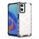 14. Honeycomb case armored cover with gel frame Oppo A76 / Oppo A36 / Realme 9i transparent