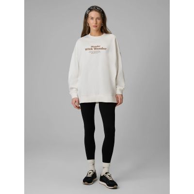 3. Women's oversize sweatshirt without hood 4F 4FRSS26TSWSF2993-11S