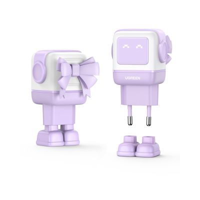 3. Ugreen Nexode RG 65W 3-Port GaN Laptop, Mobile Phone, Mickey Mouse, Laptop, Power Bank, Phone Pink AC Fast Charging Internal