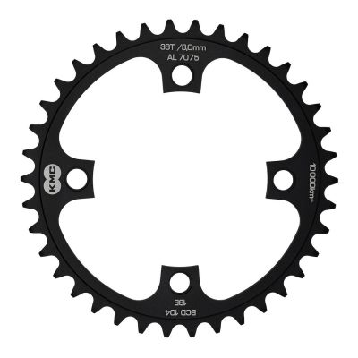 KMC Chainring 38T 3mm BCD104 AL7075 black