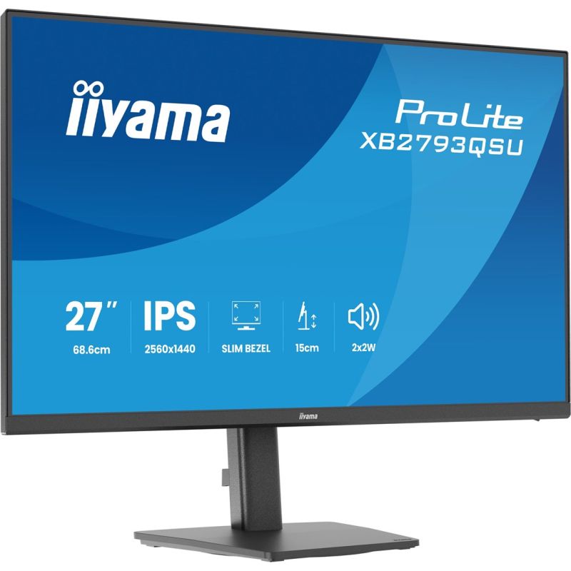 5. iiyama ProLite XB2793QSU-B1 computer monitor 68.6 cm (27") 2560 x 1440 px Quad HD LED Black
