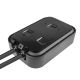 4. Green Cell EV15RFID Electric Vehicle Charging Station Black Aluminum Wall 3 Built-in LCD Display