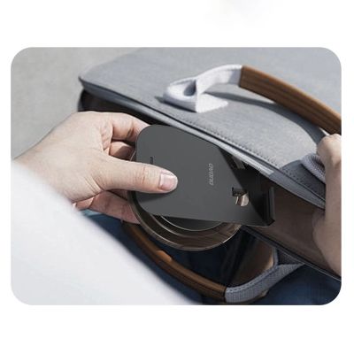 9. Dudao F17M 360° metal phone stand - gray