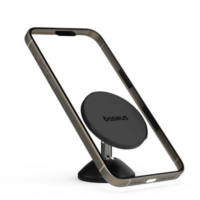 4. Baseus GoTrip DC1 Magnetic Holder Compatible with MagSafe for Windshield/Dashboard - Black