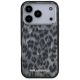 3. Karl Lagerfeld IML Leopard Pattern MagSafe Case for iPhone 17 Pro - Black