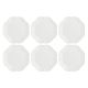 Set of 6 Villadeifiori Salad Plates - White, 23 cm