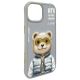 6. Nimmy Cool&Cute 2.0 Bear Case for iPhone 15 - Gray