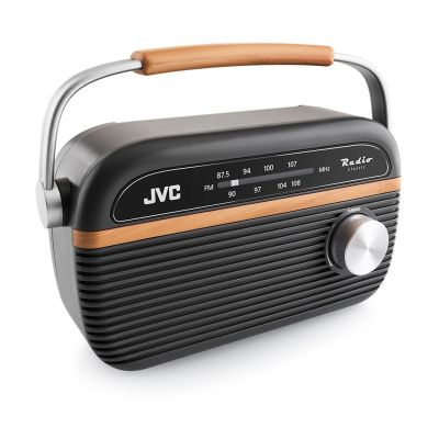 5. JVC Portable Radio RA-E215G Gray