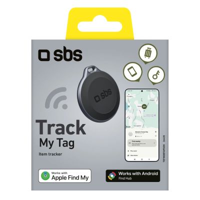2. SBS My Tag tracker compatible with iOS and Android - black