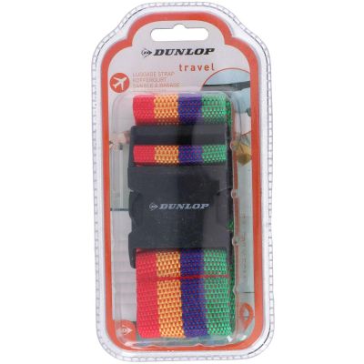 UNIVERSAL SUITCASE SECURITY STRAP DUNLOP 200x5CM 4 COLOR