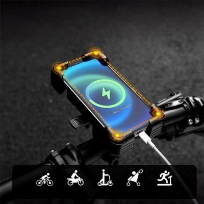4. Rockbros 25210030001 Bicycle Phone Holder for Handlebars – Black