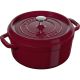 STAUB LA COCOTTE Round cast iron pot 3.85 ltr, bordeaux