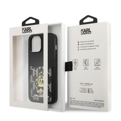 8. Karl Lagerfeld Karlimals Cardslot case for iPhone 13 Pro Max - black