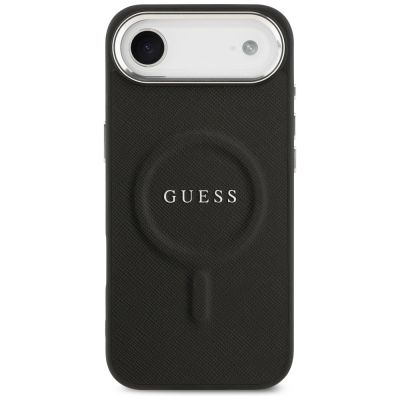 3. Guess Classic Logo MagSafe Case for iPhone Air - Black