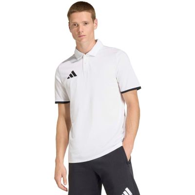 7. Men's adidas Entrada 26 Polo T-shirt white JZ6661