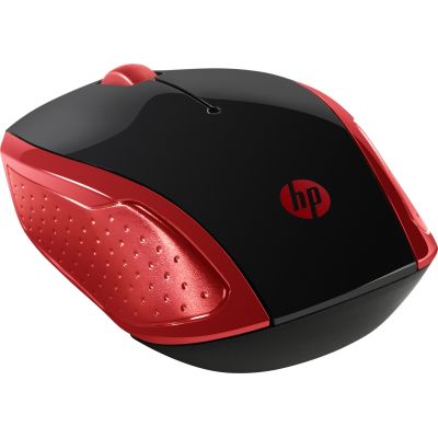 3. HP Wireless Mouse 200 Empress Red Wireless Mouse Red and Black 2HU82AA