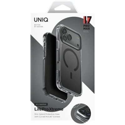 6. Uniq LifePro Xtreme Magclick Charging case for iPhone 17 Pro Max - black