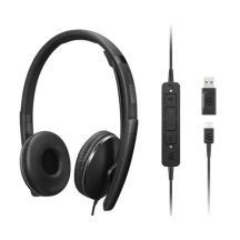 Lenovo 4XD1M45627 Headphones/Headset Wired Headband USB Type-C Black