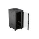 11. LANBERG FLOOR RACK CABINET 19" 24U 600X800 BLACK GLASS DOOR LCD (FLAT PACK) V2