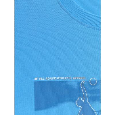 4. Men's reagular printed T-shirt 4F 4FWSS26TTSHM3035-33S
