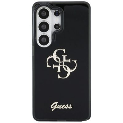 3. Guess IML Big Metal 4G Script case for Samsung Galaxy S26 Ultra - black