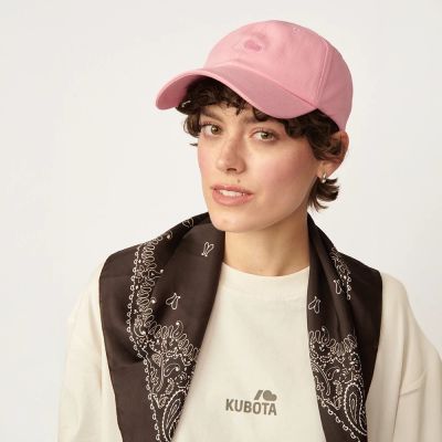 7. Kubota pink baseball cap K25SS-501-001-28-1
